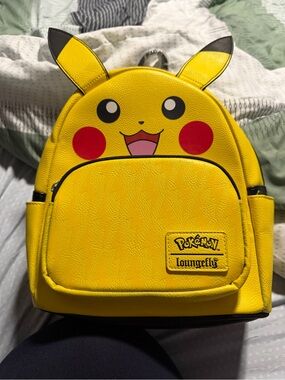 Loungefly Pikachu Yellow Faux-Leather Mini Backpack
